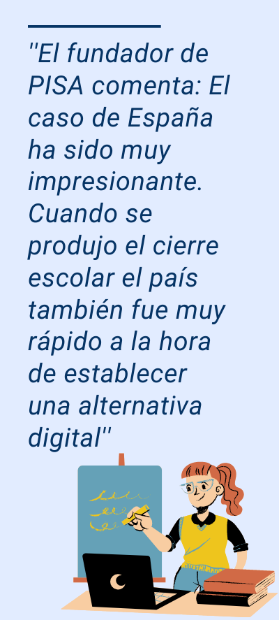 Andreas Schleicher: ''El fundador de PISA comenta: El caso de España ha sido muy impresionante. Cuando se produjo el cierre escolar el país también fue muy rápido a la hora de establecer una alternativa digital''